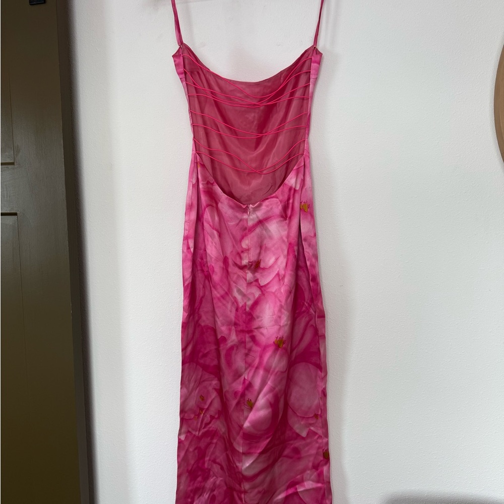 Mirror Palais Pink Floral Dress - Picture 3 of 4